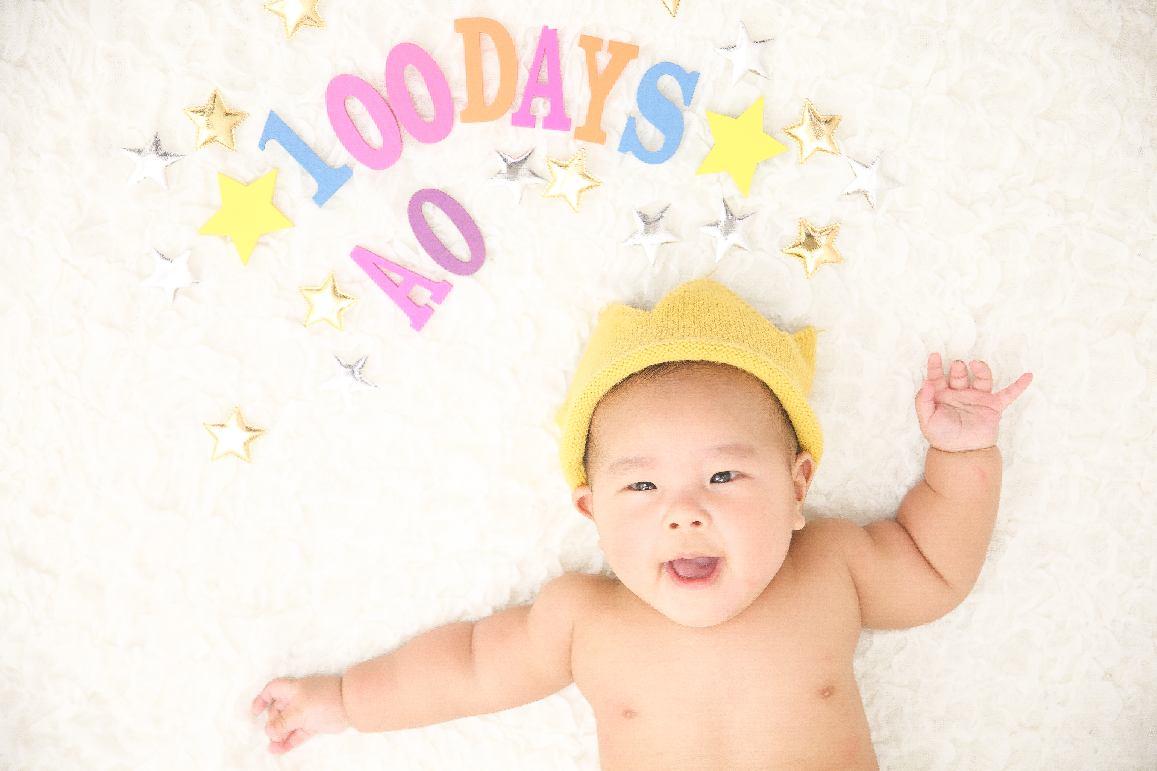 【100日記念】生後3ヶ月の男の子