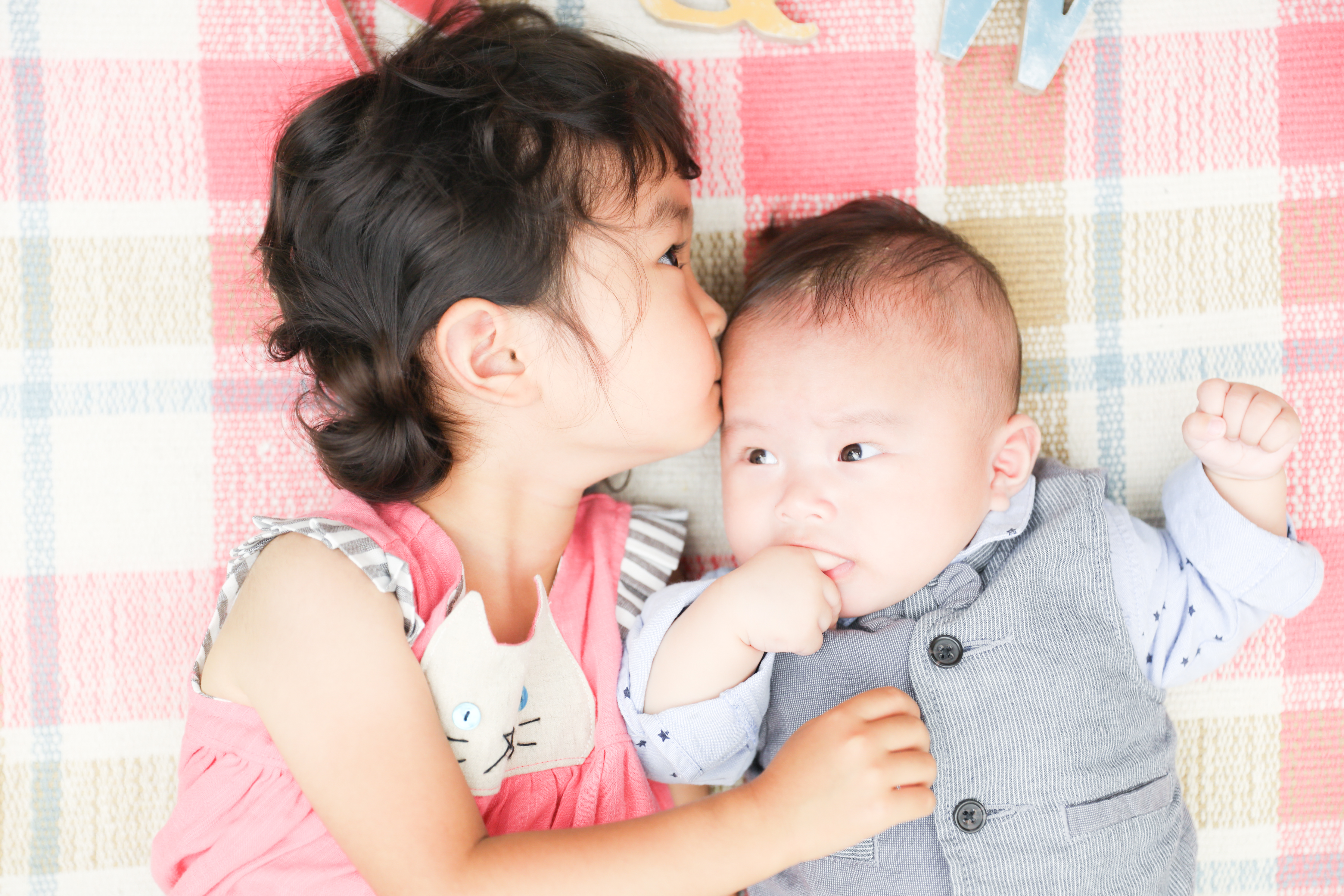 【100日記念・バースデイ】3ヶ月男の子・3歳女の子