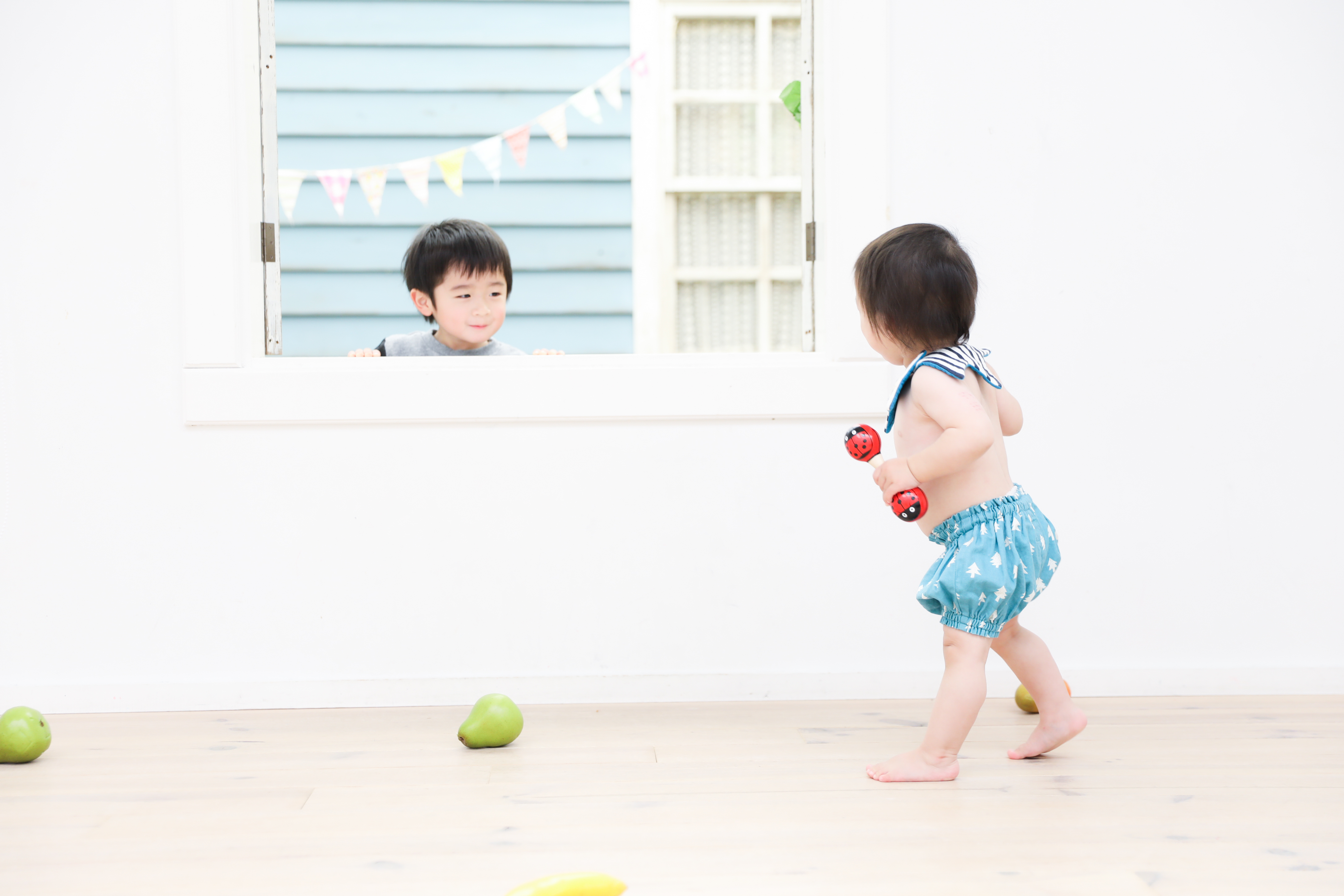 【バースデイ】３歳・１歳兄弟