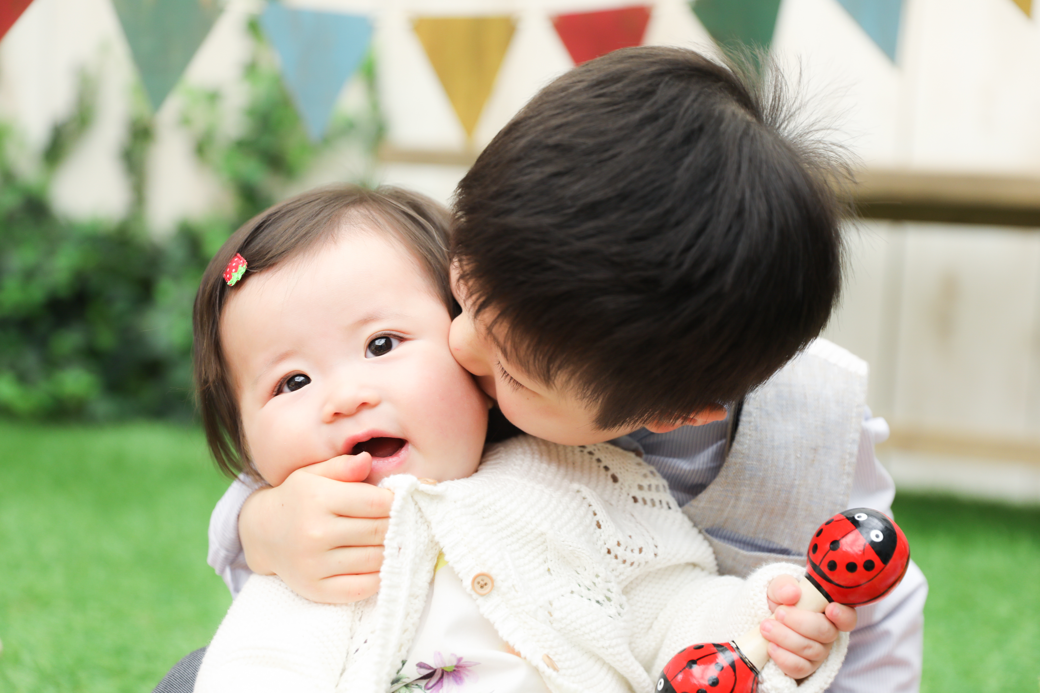 【753・バースデイ】4歳の男の子・1歳女の子