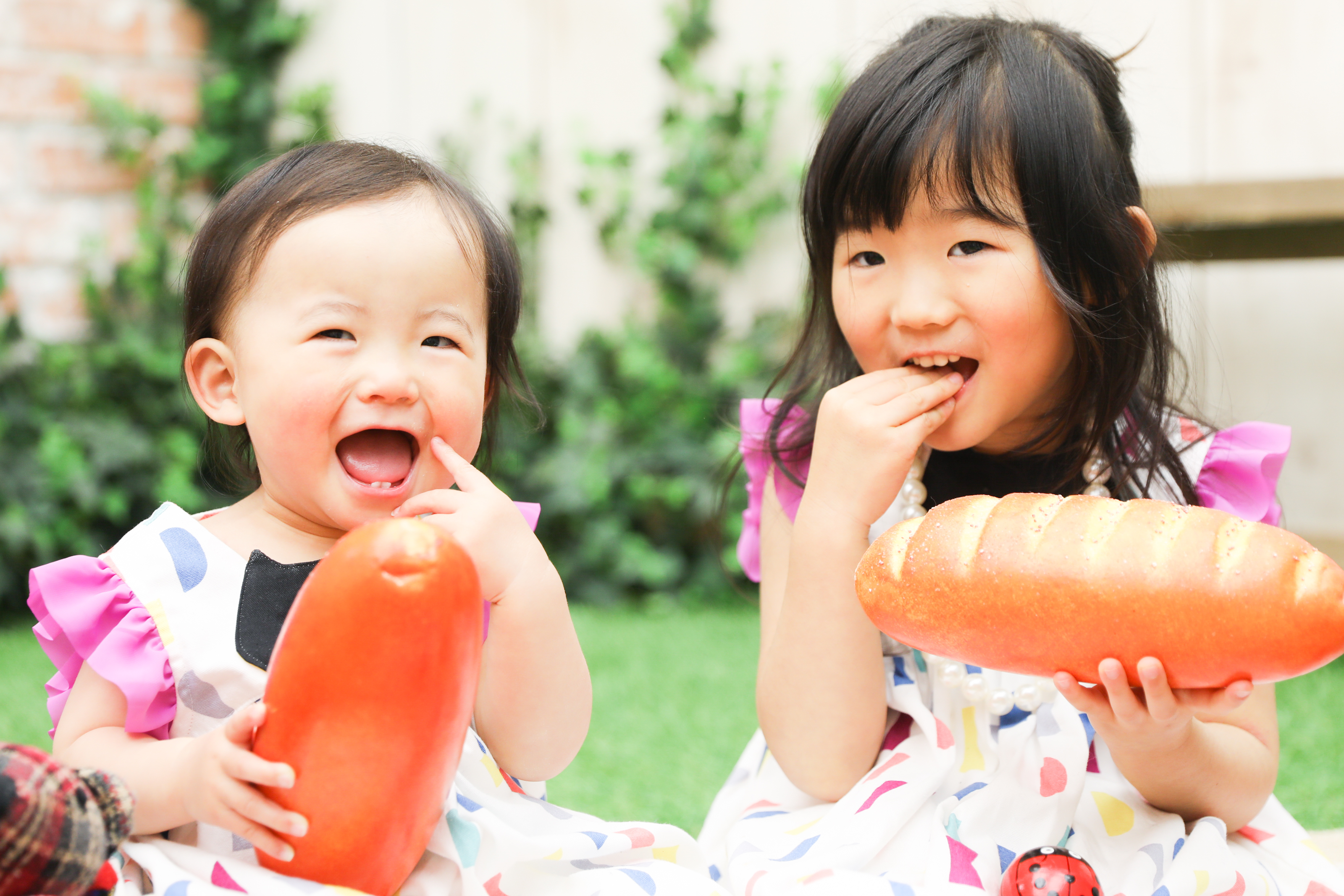 【バースデイ】3歳・1歳の姉妹
