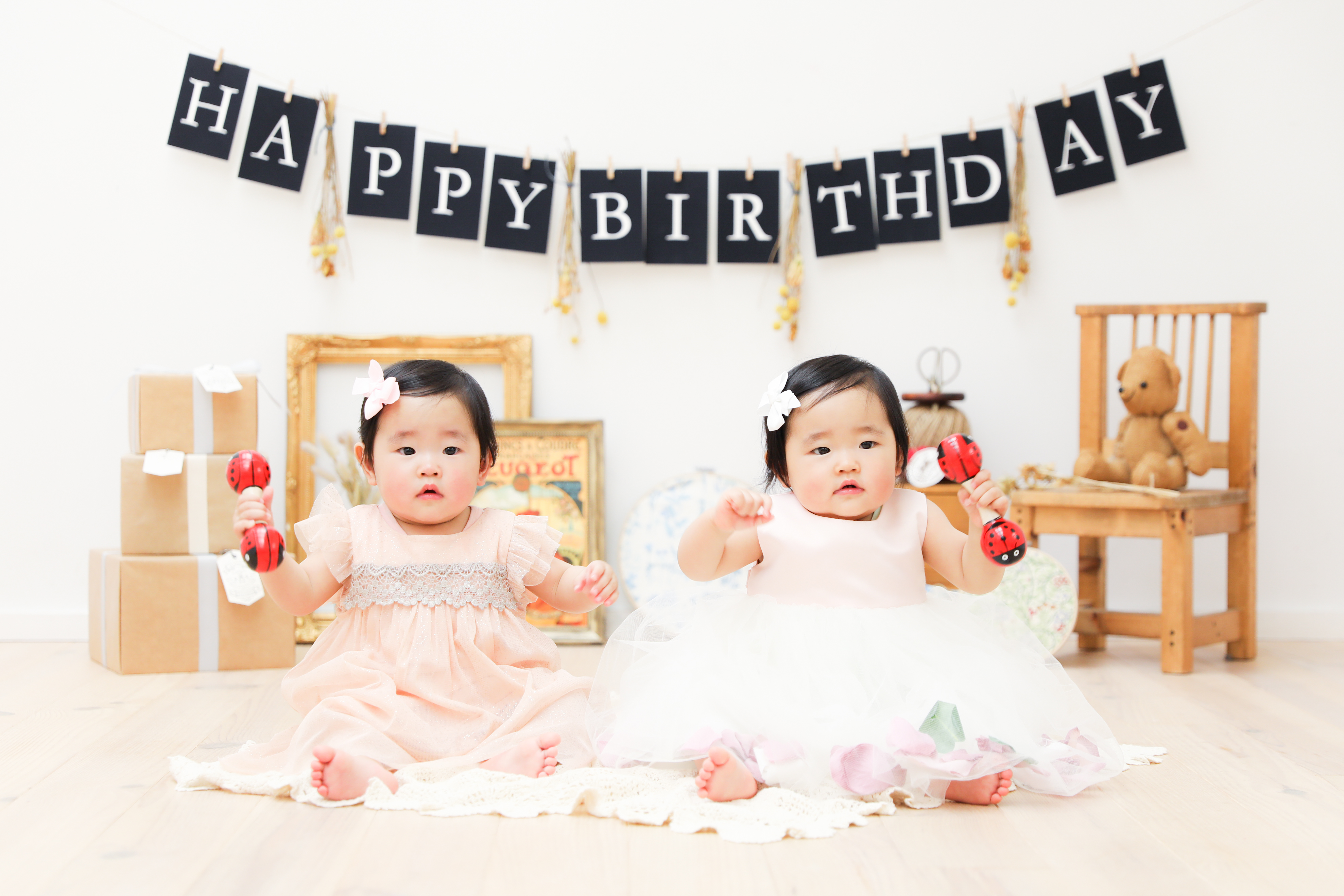 【バースデイ】1歳双子